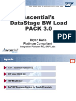 Ascential'S Datastage BW Load Pack 3.0: Bryan Katis Platinum Consultant