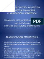 Planificacion Estrategica