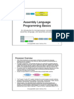 Basic Assembly Language Programming Concepts