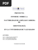 Proyecto Ampliacion Odontologia UV