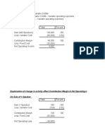 Cost Volume Profit Analysis - CVP Exmaples