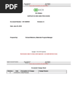 NCR Supplier Scorecard Process