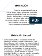 Lixiviación y Extraccion de Liquidos