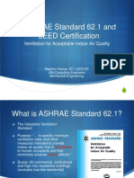 ASHRAE Standard 62 and LEED Certification