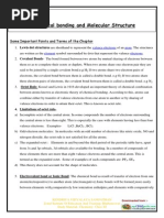 Chemical Bonding and Molecular Structure