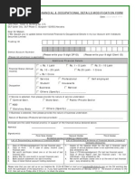 Financial Details Modification Form