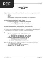 Programming Techniques Sheet #6: Cairo University Faculty of Engineering CMP 103 & CMP N103