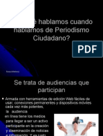 Periodismo Participativo, 3.0 o Colaborativo...