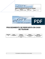 Procedimiento de Respuesta en Caso de Tsunami