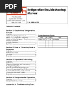 Heat Pumps Refrigeration Troubleshooting Manual