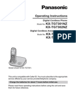 KX Tg732120operating Instructions