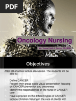 Oncology Nursing: Ma. Tosca Cybil A. Torres, RN, MAN