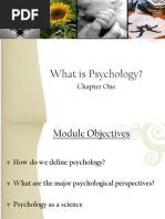 What Is Psychology?: Chapter One