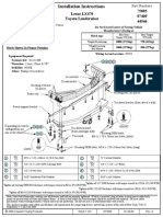 Installation Instructions: Lexus LX470 Toyota Landcruiser 87409 75095 44546