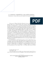 Sentimento e Forma Nella Teoria Del Simbolo Di Susanne K. Langer