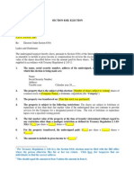 Form of Section 83 (B) Election - Provided by Cooley GO