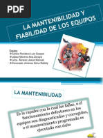 2.4 La Mantenibilidad y Fiabilidad de Los Equipos