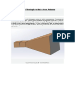 A Self-Filtering Low-Noise Horn Antenna: 1. Description