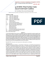 Controlling of DFIG Wind Turbine Under Unbalanced Grid Fault Condition