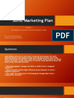 Sonic Marketing Plan