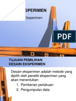 Desain Eksperimen