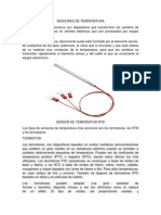 Circuitos Electricos Sensores de Temperatura