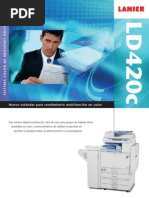 Fotocopiadora Lanier LD 420c en Esp