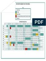 2014-2015 School Holiday Dates