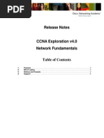 Release Notes CCNA ENetwork v4 0