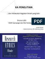 Modul 8 Etika Penelitian