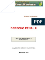 Modulo Derecho Penal II Especial