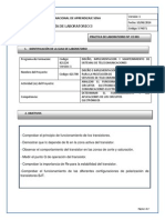 Practica de Laboratorio Transistores