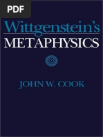 Cook, John W. - Wittgenstein's Metaphysics