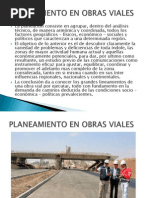 Planeamiento en Obras Viales