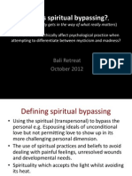 What Is Spiritual Bypassing