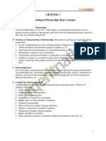 Accounting For Partnership - Basic Concepts