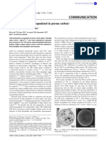 Gold Nanoparticles Encapsulated in Porous Carbonw: Chem. Commun