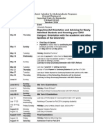 Academic Calendar For Undergraduate Programs