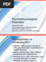 Psycho Physiological Disorders