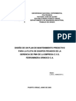 Diseno Plan Mantenimiento Predictivo Equipos Pesados PMH Fmo