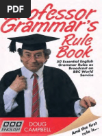 Professor Grammar's Rule Book PDF