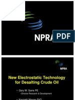 New Electrostatic Technology For Desalting Crude Oil