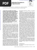 Validation of The Calibration Procedure in Atomic Absorption Spectrometric Methods