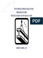 Auto Select List Pada ETABS - Afret Nobel