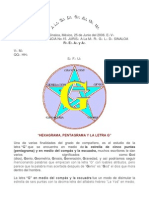 Hexagrama y La Letra G