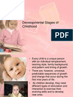 Developmental Stage of Childhood