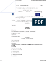 Negotiable Instruments Act