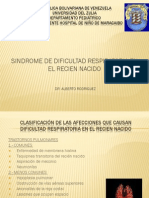 Sindrome de Dificultad Respiratoria Seminario