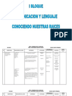 No. 1 Area Comunicacion y Lenguaje I