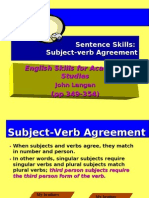 WK 12 Subject-Verb Agreement